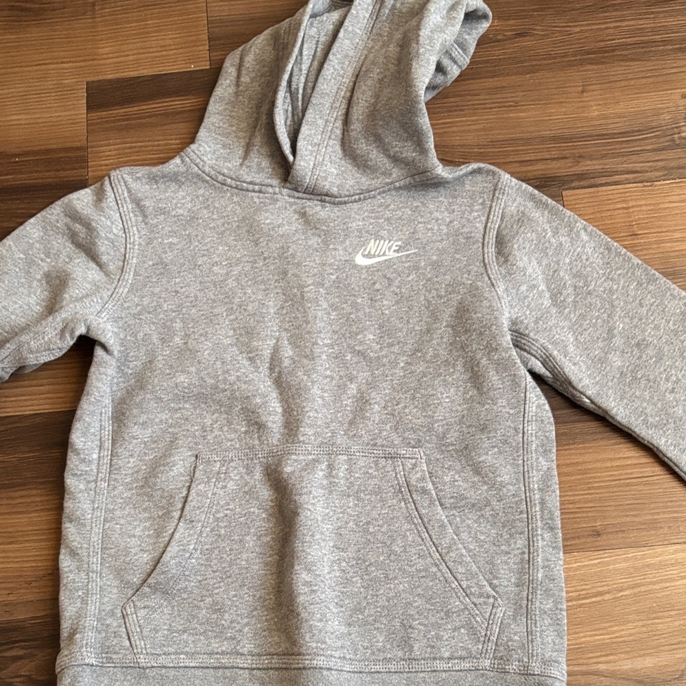 Nike Kids Heather Gray Hoodie